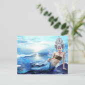 Mermaid Princess Briefkaart (Staand voorkant)