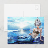 Mermaid Princess Briefkaart (Voorkant / Achterkant)