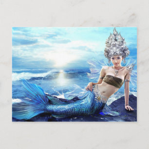 Mermaid Princess Briefkaart