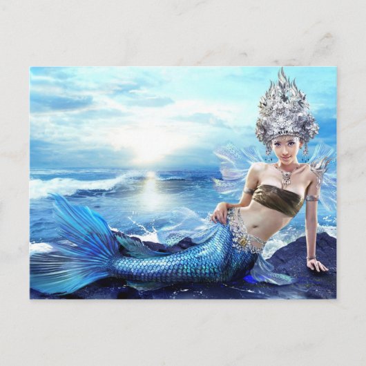 Mermaid Princess Briefkaart (Voorkant)