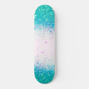 Mermaid Princess Glitter #2 (Faux Glitter) #art Persoonlijk Skateboard