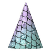Mermaid Princess Glitter Scales #2 Feesthoedjes (Links)