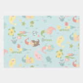 Mermaid Princess ThACHT Papieren pakbladen Inpakpapier Vel (Voorkant 3)