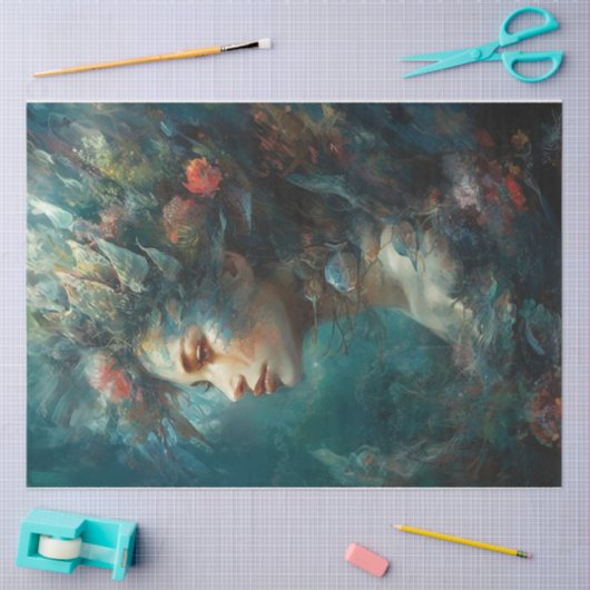 Mermaid Princess Tissuepapier (Craft)