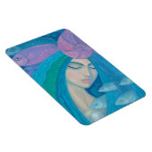 Mermaid Princess, underwater Fantasy, roze blauw Magneet (Rechterzijde)