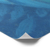 Mermaid Princess, underwater Fantasy, roze blauw Poster (Hoek)