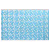 Mermaid Print Fabric Blue en White Stof (Yard (91,4 cm))