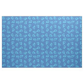 Mermaid Print Fabric Blue Stof (Fat Quarter)