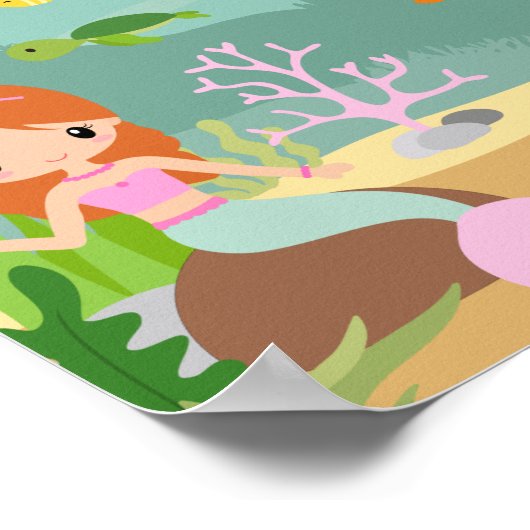 Mermaid Print, Value Poster Paper (Matte) (Hoek)