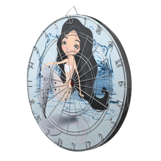 Mermaid ProfilesInk Dart Board Dartbord (Voorkant Rechts)