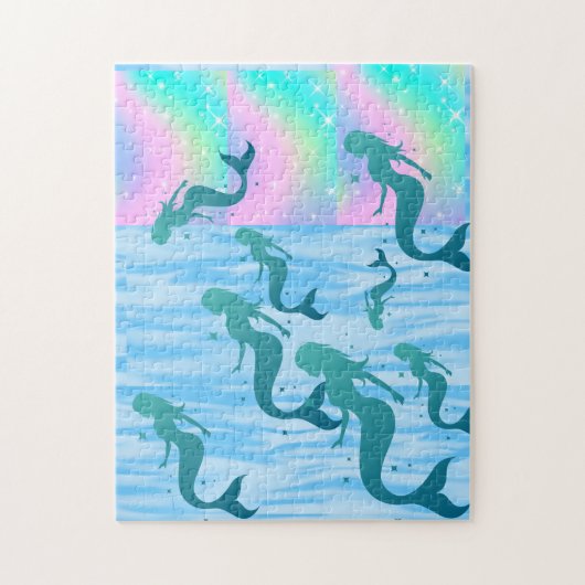 mermaid Puzzle Legpuzzel (Verticaal)