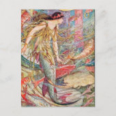 Mermaid Queen Nursery Rhyme Briefkaart (Voorkant)