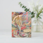 Mermaid Queen Nursery Rhyme Briefkaart (Staand voorkant)