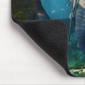 Mermaid Queen - onder het Zee Mousepad Muismat (Hoek)