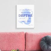 Mermaid Quote Canvas Afdruk (Insitu (Woonkamer))