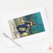 Mermaid Rechthoekige Sticker (Envelop)