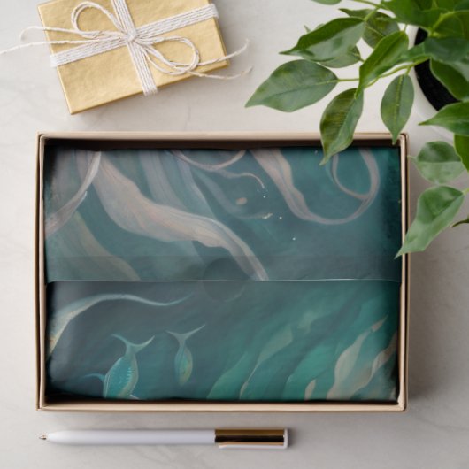 Mermaid Red Hair Queen v1 Tissuepapier (Geschenk)