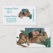 Mermaid Reflections Visitekaartjes (Voorkant / Achterkant)