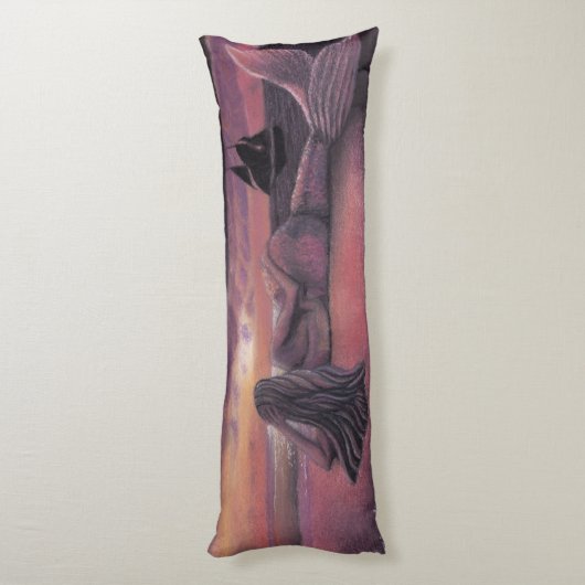 Mermaid Rendezvous - Body Pillow Lichaamskussen (Achterkant (Verticaal))