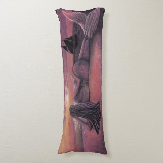 Mermaid Rendezvous - Body Pillow Lichaamskussen (Voorkant Verticaal)
