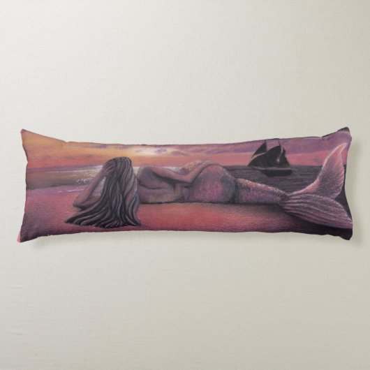 Mermaid Rendezvous - Body Pillow Lichaamskussen (Voorkant)