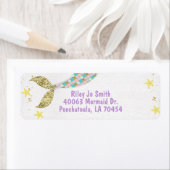 Mermaid Return Address Labels (Insitu)
