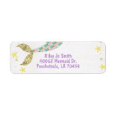 Mermaid Return Address Labels (Voorkant)
