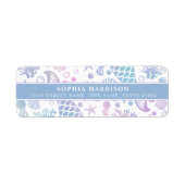 Mermaid Return Address Labels (Voorkant)