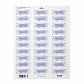 Mermaid Return Address Labels (Full Sheet)