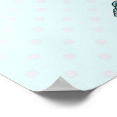 Mermaid Riding a Dolphin under the Zee Birthday Poster (Hoek)