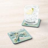 Mermaid Riding Zee Serpent Thunder_Cove Bier Onderzetter (Rechterzijde)