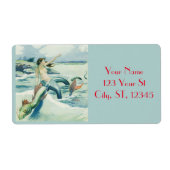 Mermaid Riding Zee Serpent Thunder_Cove Etiket (Voorkant)