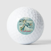 Mermaid Riding Zee Serpent Thunder_Cove Golfballen (Voorkant)