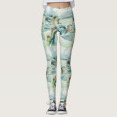 Mermaid Riding Zee Serpent Thunder_Cove Leggings (Voorkant)
