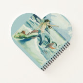 Mermaid Riding Zee Serpent Thunder_Cove Notitieboek (Achterkant)