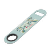 Mermaid Riding Zee Serpent Thunder_Cove Speed Flessenopener (Voorkant Gekanteld)