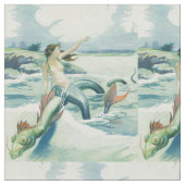 Mermaid Riding Zee Serpent Thunder_Cove Stof (Close Up)