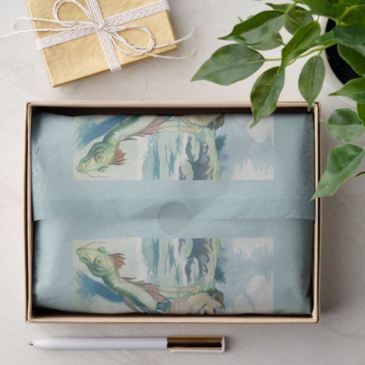 Mermaid Riding Zee Serpent Thunder_Cove Tissuepapier (Geschenk)