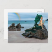 Mermaid Rock Beach landschap Briefkaart (Voorkant / Achterkant)