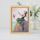 Mermaid Romantic Enclosure Card Informatiekaartje (Staand voorkant)