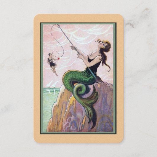 Mermaid Romantic Enclosure Card Informatiekaartje (Voorkant)