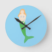 Mermaid Ronde Klok (Voorkant)