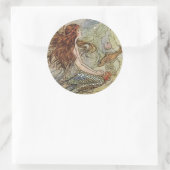 Mermaid Ronde Sticker (Tas)