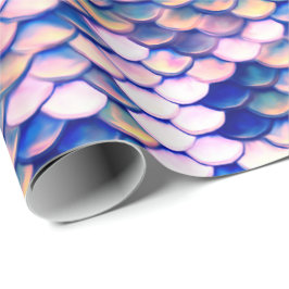 Mermaid Roos Skin Patroon Cadeaupapier