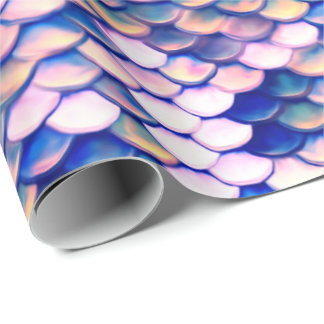 Mermaid Roos Skin Patroon Cadeaupapier