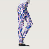 Mermaid Roos Skin Patroon Leggings (Rechts)
