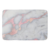 Mermaid Rosegold Glitter Marble Badmat (Voorkant)