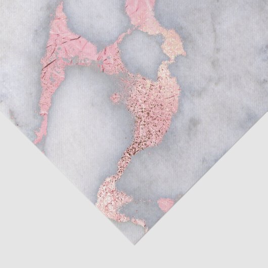 Mermaid Rosegold Glitter Marble Tissuepapier (Detail)