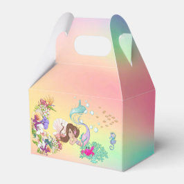 Mermaid roze Starfish Pink Cute Bedankdoosjes