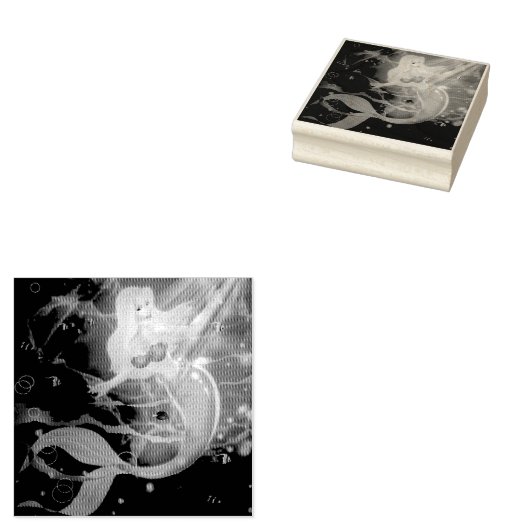 Mermaid Rubberstempel (Gestempeld)